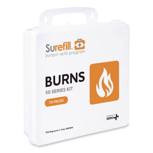 SUREFILL 50 Series Burn Kit, 76 Pieces, Plastic Case (AKB50W)