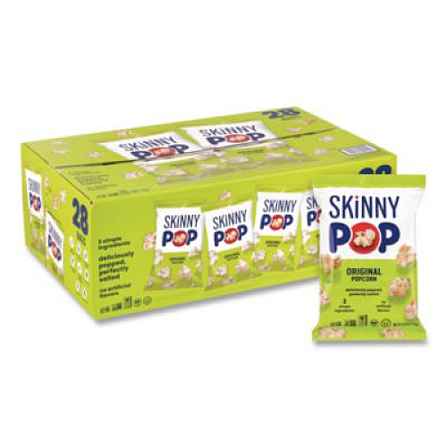 SkinnyPop Popcorn, Original, 0.65 oz Bag, 24/Carton (22000408)