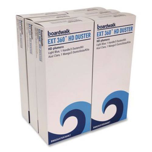 Boardwalk Extension 360 HD Duster Kit, 18" to 36", (1) Handle and (3) Dusters/Kit, 6 Kits/Carton (DUSTER360KT)
