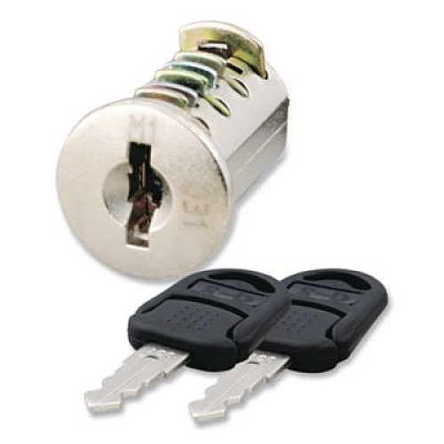 Alera Core Removable Lock and Key Set, Silver, 2 Keys (VA501111)