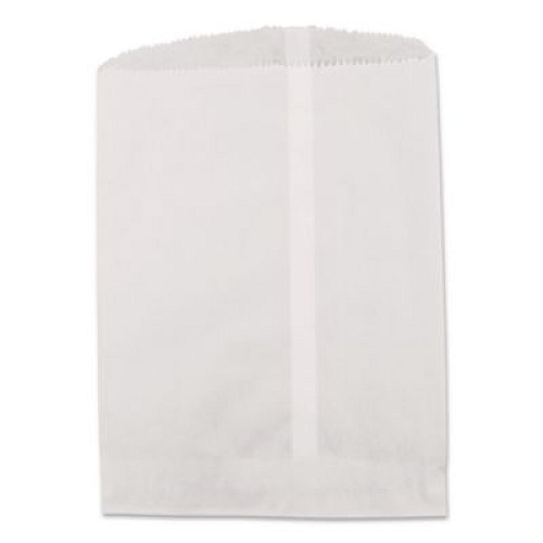 Ross & Wallace Paper Products Grocery Bag, 30# Size, 30# Basis Weight, 7.5" x 10.5", White, 500/Box (GW1500)