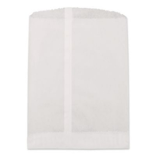 Ross & Wallace Paper Products Grocery Bag, 30# Size, 30# Basis Weight, 7.5" x 10.5", White, 500/Box (GW1500)