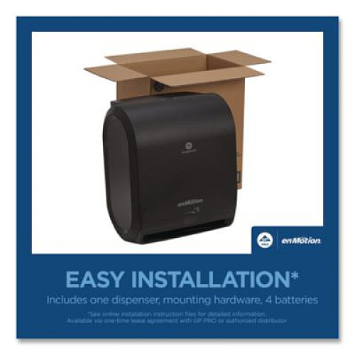 Georgia Pacific Professional enMotion Automated Touchless Towel Dispenser, 9.5 x 14.7 x 17.3, Black (59462A)