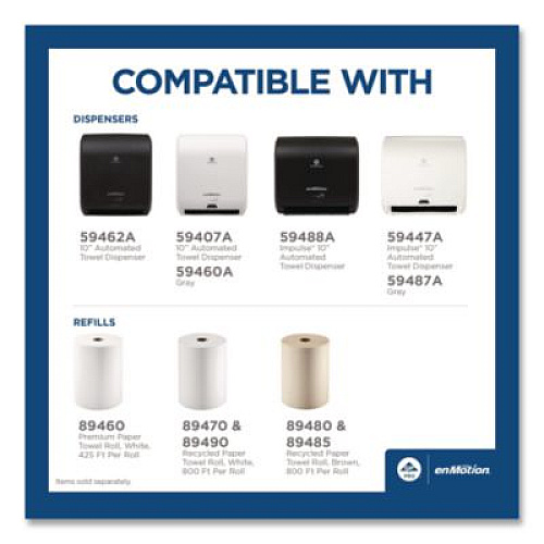Georgia Pacific Professional enMotion Automated Touchless Towel Dispenser, 9.5 x 14.7 x 17.3, Black (59462A)