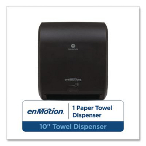 Georgia Pacific Professional enMotion Automated Touchless Towel Dispenser, 9.5 x 14.7 x 17.3, Black (59462A)