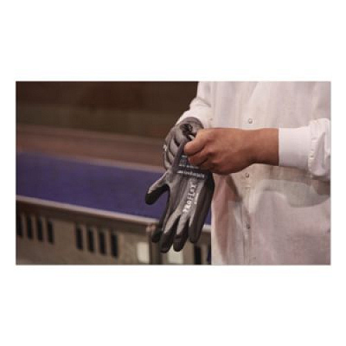 ergodyne ProFlex 7043 ANSI A4 Nitrile Coated CR Gloves, EN388: 4X42D, 10" Long, XX-Small (5), Gray, Pair (10520)