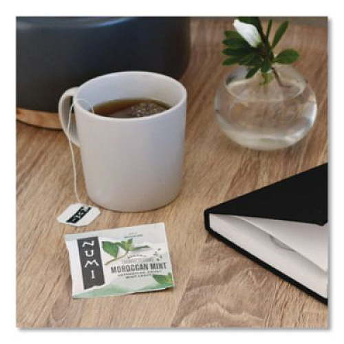 Numi Organic Teas and Teasans, 1.4 oz, Moroccan Mint, 18/Box (10104)