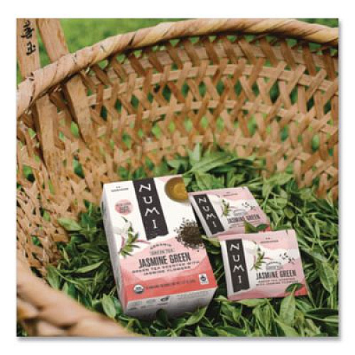 Numi Organic Teas and Teasans, 1.27 oz, Jasmine Green, 18/Box (10108)