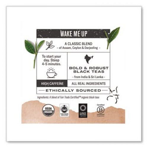 Numi Organic Teas and Teasans, 1.4 oz, Breakfast Blend, 18/Box (10220)