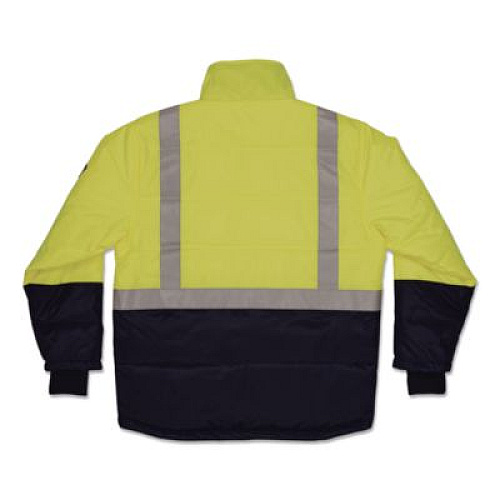 ergodyne N-Ferno 6478 Class 2 Hi-Vis Freezer Jacket, X-Small, Lime (41271)