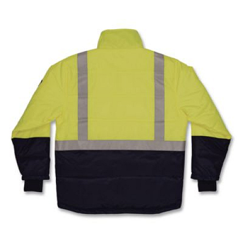 ergodyne N-Ferno 6478 Class 2 Hi-Vis Freezer Jacket, X-Large, Lime (41275)