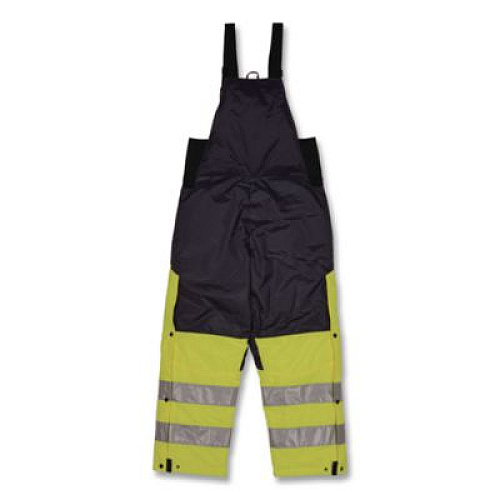 ergodyne N-Ferno 6479 Hi-Vis Freezer Bib Overalls, 4X-Large, Lime (41288)