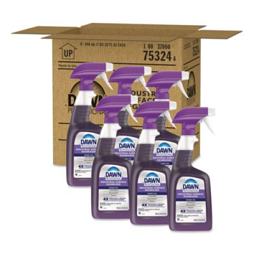 Dawn Professional Industrial Surface Degreaser, 32 oz. Spray Bottle, 6/Carton (75324)
