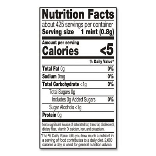 ICE BREAKERS Sugar-Free Cool Mints, Coolmint, 1.5 oz Tin, 8 Tins/Carton (22002642)