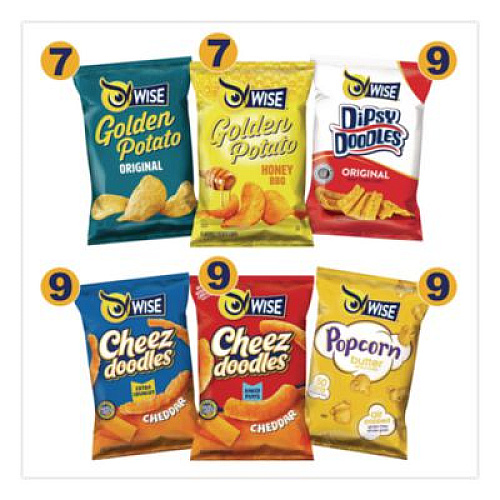 Wise Grab and Snack Variety Pack, Assorted Flavors, 50/Pack (22002063)