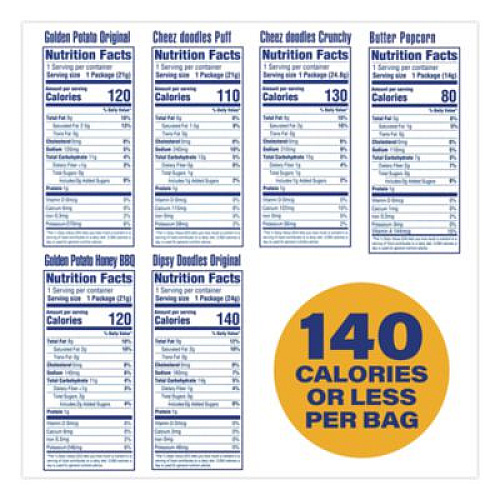 Wise Grab and Snack Variety Pack, Assorted Flavors, 50/Pack (22002063)