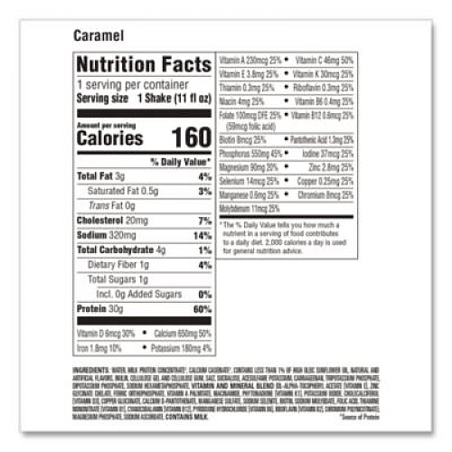 Premier Protein Caramel Shake, 11 oz Bottle, 15/Carton (22002616)