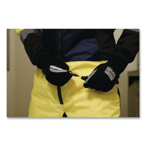 ergodyne ProFlex 7402 Thermal Knit Cooler Gloves, 10" Long, X-Small (6), Black, Pair (10611)