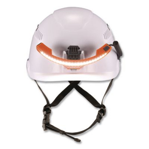 ergodyne Skullerz 8886 Wide Beam Headlamp with Hard Hat Mount and Rechargeable Power Bank (60295)
