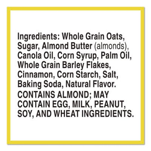 Nature Valley Biscuits, Cinnamon with Almond Butter, 1.35 oz Pouch, 30/Carton (22001046)