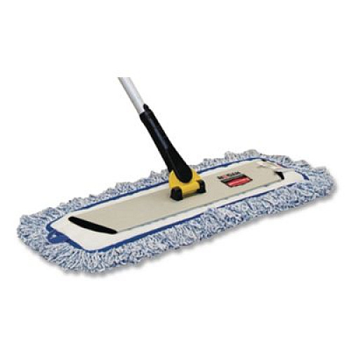 Rubbermaid Commercial HYGEN HYGEN Quick Connect S-S Frame, Wet/Dry Mop 17.19w x 3d, Aluminum, Yellow (Q560)