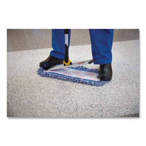 Rubbermaid Commercial HYGEN HYGEN Quick Connect S-S Frame, Wet/Dry Mop 17.19w x 3d, Aluminum, Yellow (Q560)