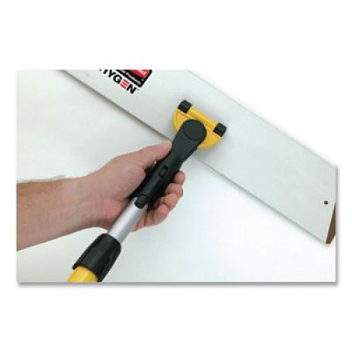 Rubbermaid Commercial HYGEN HYGEN Quick Connect S-S Frame, Wet/Dry Mop 17.19w x 3d, Aluminum, Yellow (Q560)