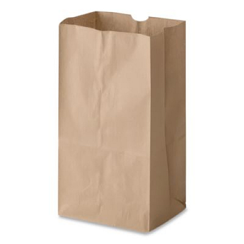 Ross & Wallace Paper Products Grocery Paper Bags, 8# Size, Extra-Heavy-Duty, 60# Basis Weight, 6" x 3.88" x 12.5", Kraft, 500/Bundle (GX8500)