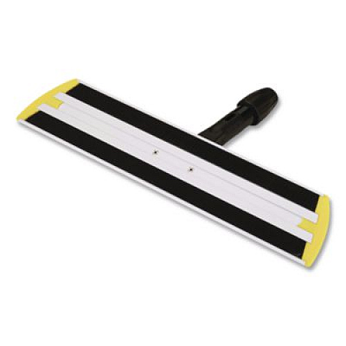 Rubbermaid Commercial HYGEN HYGEN Quick Connect S-S Frame, Wet/Dry Mop 17.19w x 3d, Aluminum, Yellow (Q560)