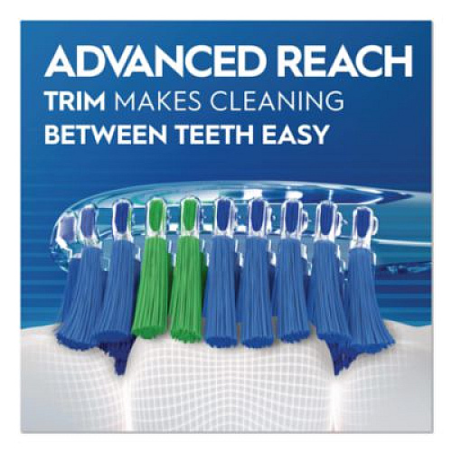 Oral-B Advanced Clean Soft Bristle Toothbrush, Randomly Assorted Colors, 72/Carton (10998)