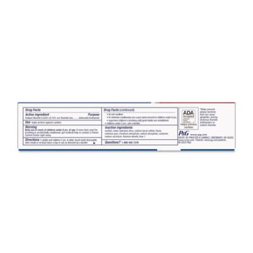 Crest Cavity Protection Toothpaste, Regular, 4.2 oz, Tube, 24/Carton (51311)