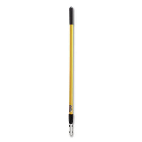 Rubbermaid Commercial HYGEN HYGEN Quick-Connect Extension Handle, 48" to 72", Yellow/Black (Q755)