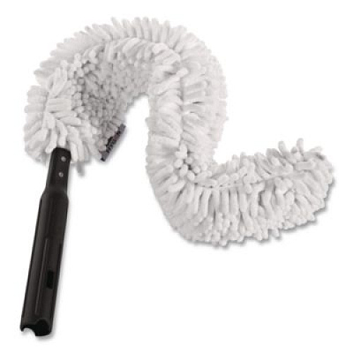 Rubbermaid Commercial HYGEN HYGEN Quick-Connect Flexible Dusting Wand, 28.38" Handle (Q852WHI)