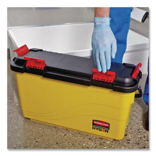 Rubbermaid Commercial HYGEN HYGEN Charging Bucket, 6.8 gal, Yellow (Q95088YW)