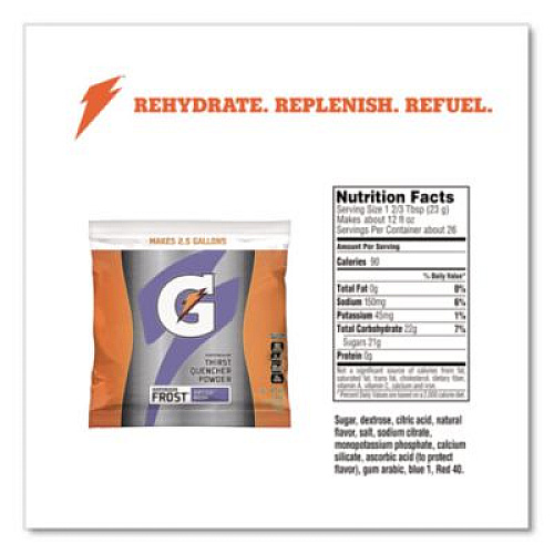 Gatorade Original Powdered Drink Mix, Riptide Rush, 21oz Packets, 32/Carton (33673)