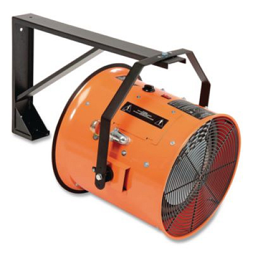 Global Industrial Electric Salamander Heater with Adjustable Thermostat, 208 V, 15,000 W, 23.03 x 34.75 x 24.68, Orange (653566)