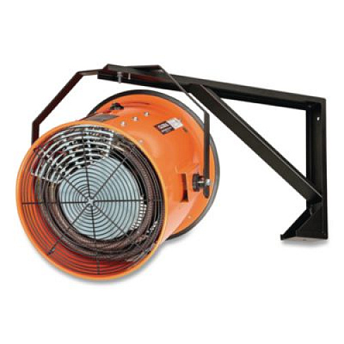 Global Industrial Electric Salamander Heater with Adjustable Thermostat, 240 V, 15,000 W, 23.03 x 34.75 x 24.68, Orange (653568)