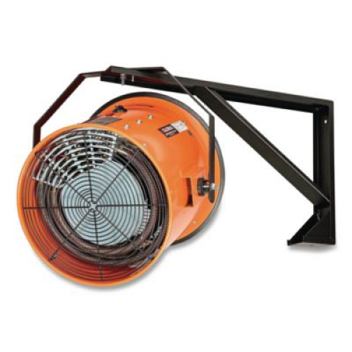 Global Industrial Electric Salamander Heater with Adjustable Thermostat, 480 V, 15,000 W, 23.03 x 20 x 24.68, Orange (653569)