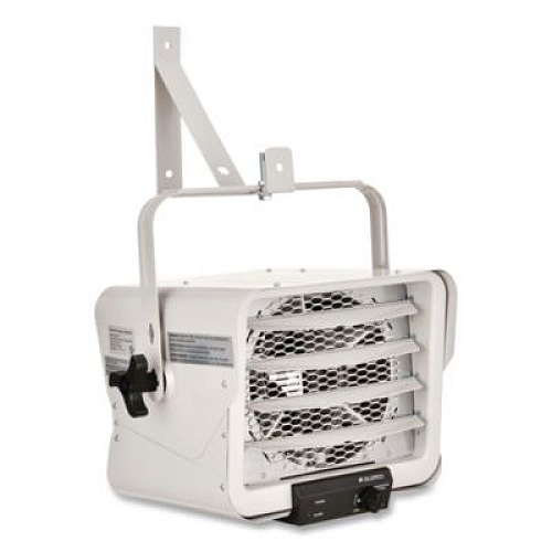 Global Industrial Unit Heater, Horizontal Downflow, Multi-Watt, 5,000 W, 18.31 x 14.75 x 17.5, Gray (653577)