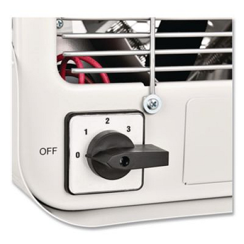 Global Industrial Unit Heater, Horizontal Downflow, Multi-Watt, 5,000 W, 18.31 x 14.75 x 17.5, Gray (653577)