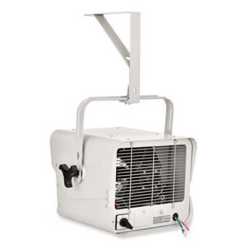 Global Industrial Unit Heater, Horizontal Downflow, Multi-Watt, 5,000 W, 18.31 x 14.75 x 17.5, Gray (653577)