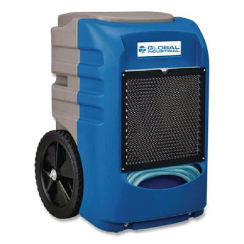 Global Industrial Low Grain Refrigerant Dehumidifier with Pump, 75 pt Tank Capacity, 18 x 20 x 20, Blue (653660)