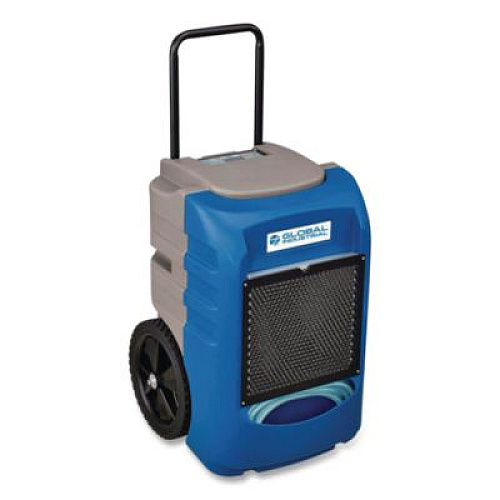 Global Industrial Low Grain Refrigerant Dehumidifier with Pump, 75 pt Tank Capacity, 18 x 20 x 20, Blue (653660)