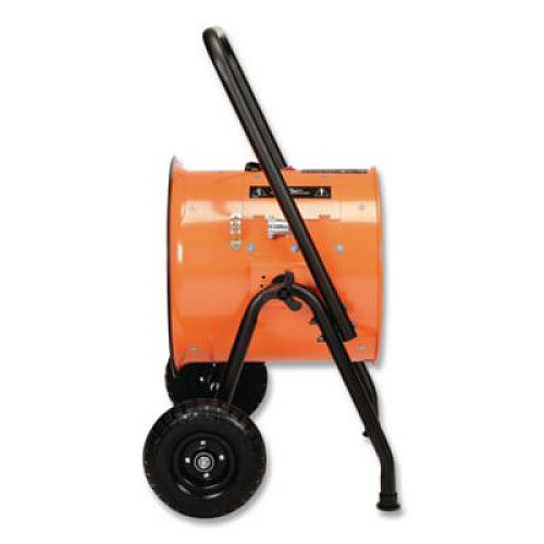 Global Industrial Portable Salamander Heater with Adjustable Thermostat, 240 V, 15,000 W, 21.59 x 28 x 38.5, Orange (653671)