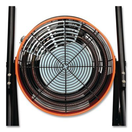 Global Industrial Portable Salamander Heater with Adjustable Thermostat, 240 V, 15,000 W, 21.59 x 28 x 38.5, Orange (653671)