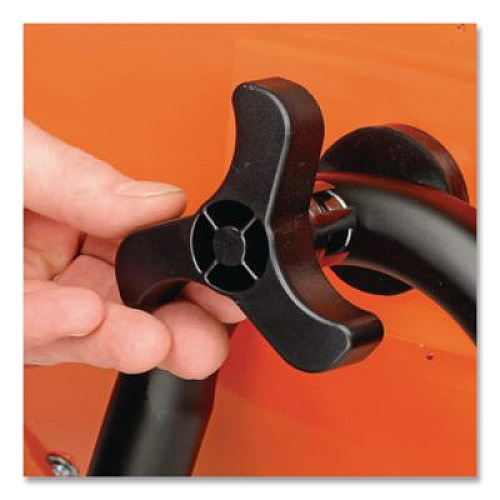 Global Industrial Portable Salamander Heater with Adjustable Thermostat, 240 V, 15,000 W, 21.59 x 28 x 38.5, Orange (653671)