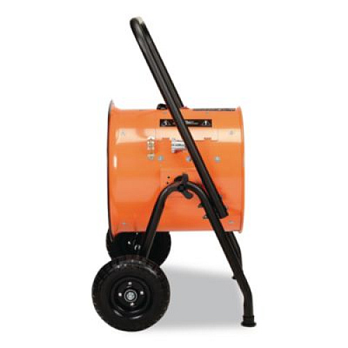 Global Industrial Portable Salamander Heater with Adjustable Thermostat, 208 V, 15,000 W, 21.59 x 28 x 38.5, Orange (653673)