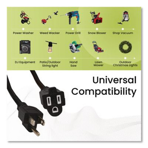 GoGreen Power 16 AWG Outdoor Extension Cord, 50 ft, 13 A,  Black (GG13750BK)