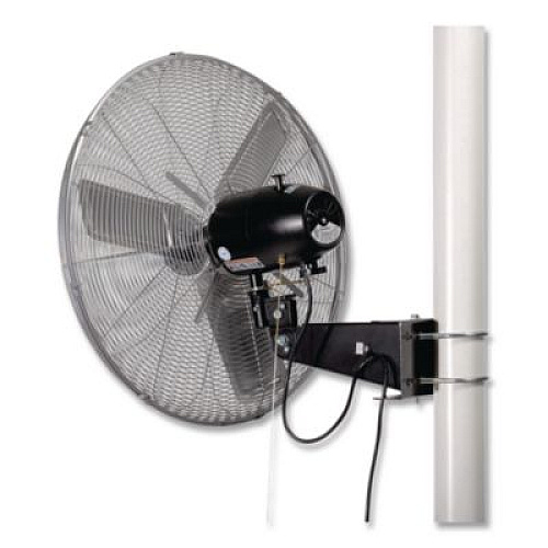 Global Industrial Deluxe Oscillating Fan, Pole or Column Mount, 24", 4,660 CFM, 1/2 hp (293157)