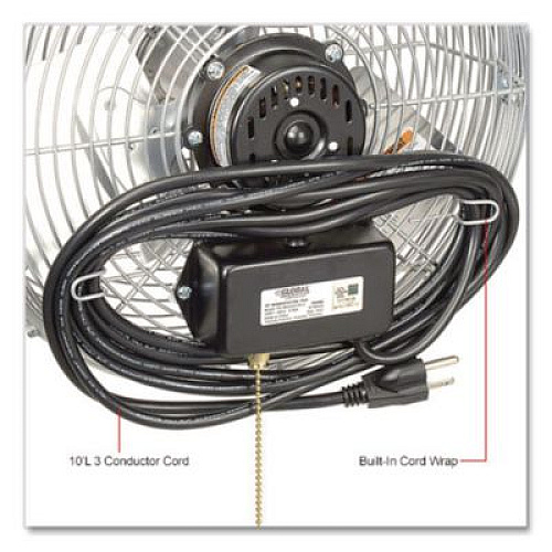 Global Industrial 18" Industrial Workstation Fan, 4,600 CFM, 1/3 hp (294493)